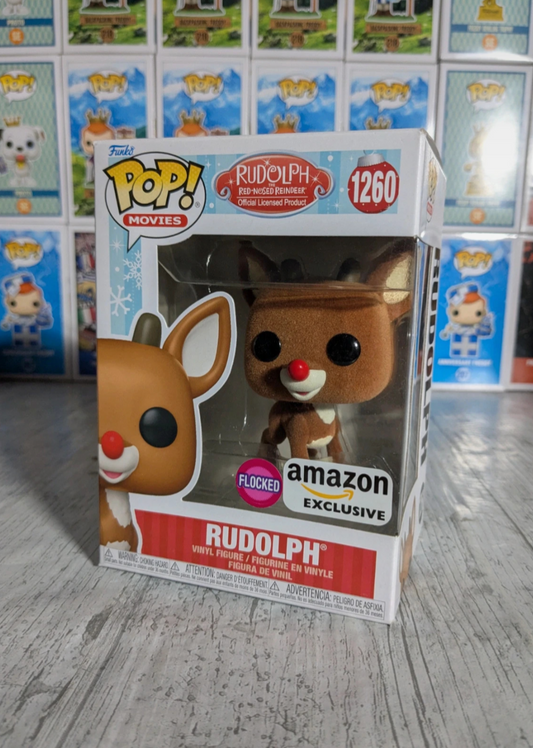 Funko pop 1260 : Rudolph (AE/Flocked)