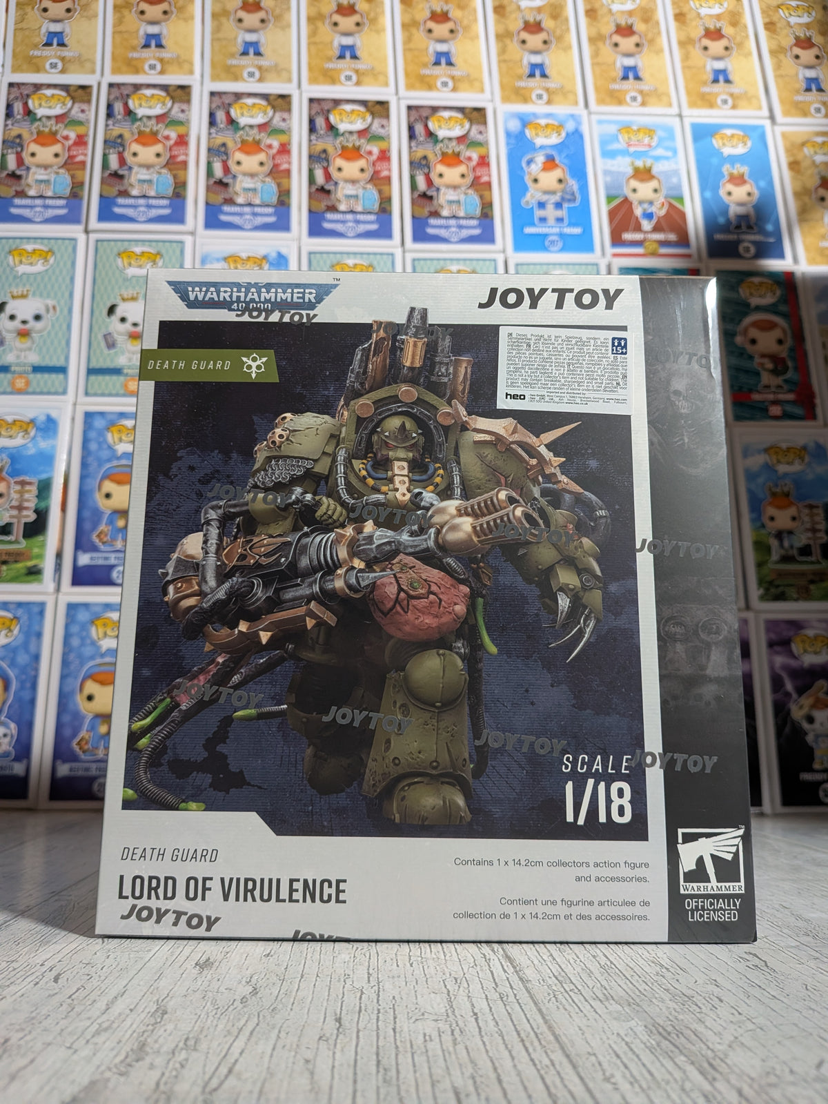 JoyToy Warhammer 40k - Death Guard Lord of Virulence (14.2cm)