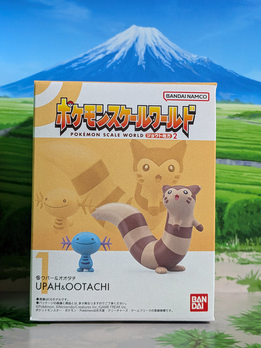 Pokémon Scale World Johto - Wooper & Furret (Nuovo)