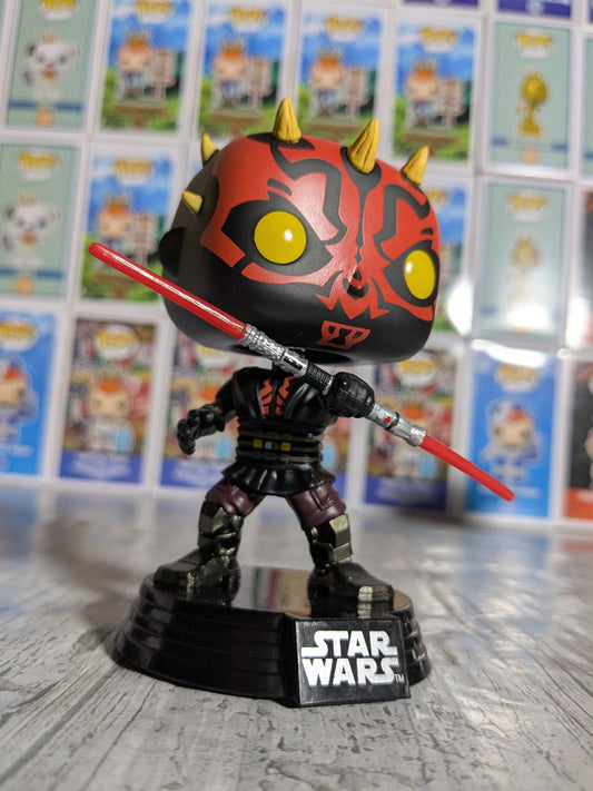Funko pop : Darth Maul & Gar Saxon (Glow/Damaged Box/Opened)