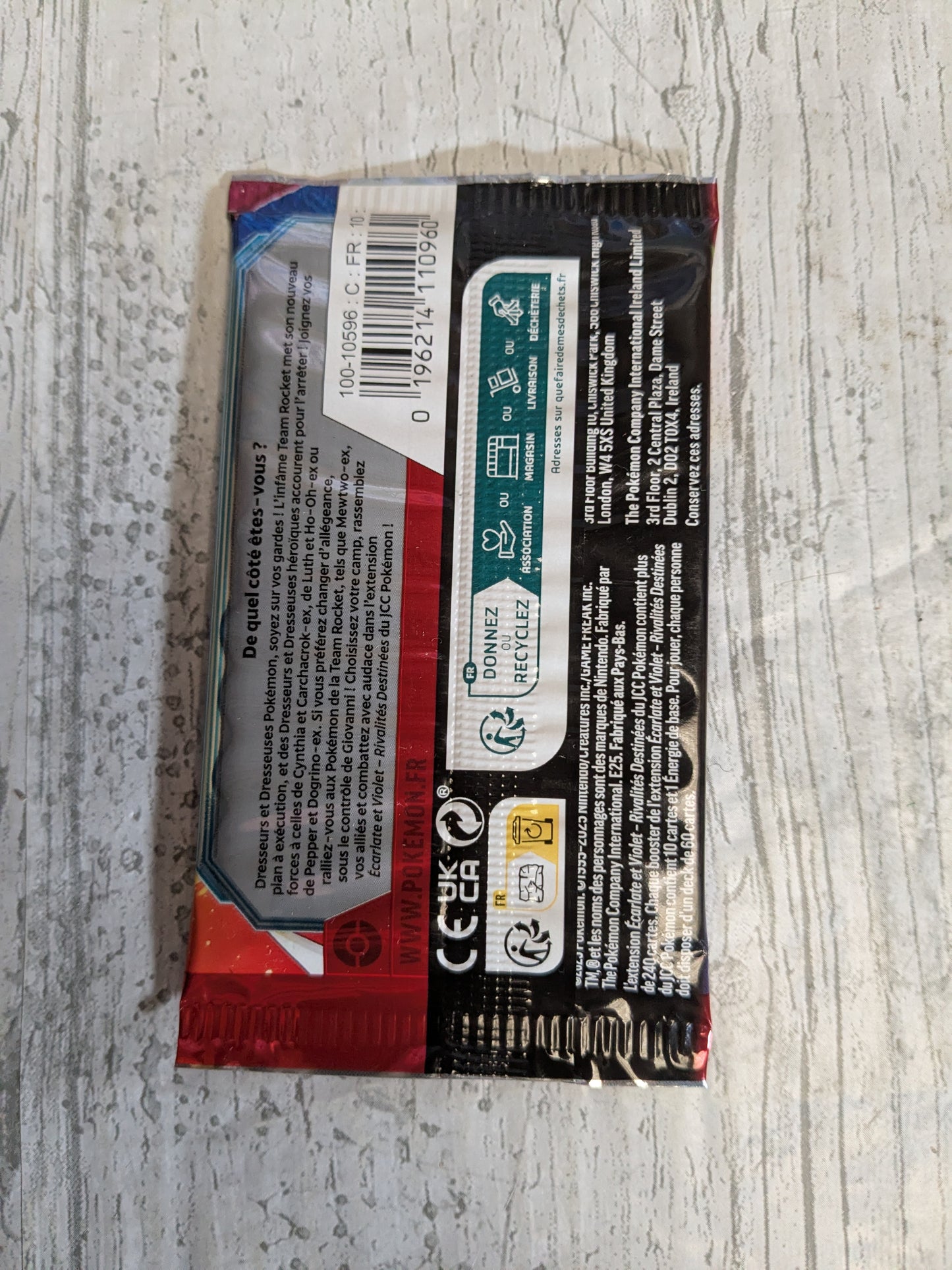 Booster Loose Rivalités Destinées (FR) – Illu. HO-OH-EX & Luth