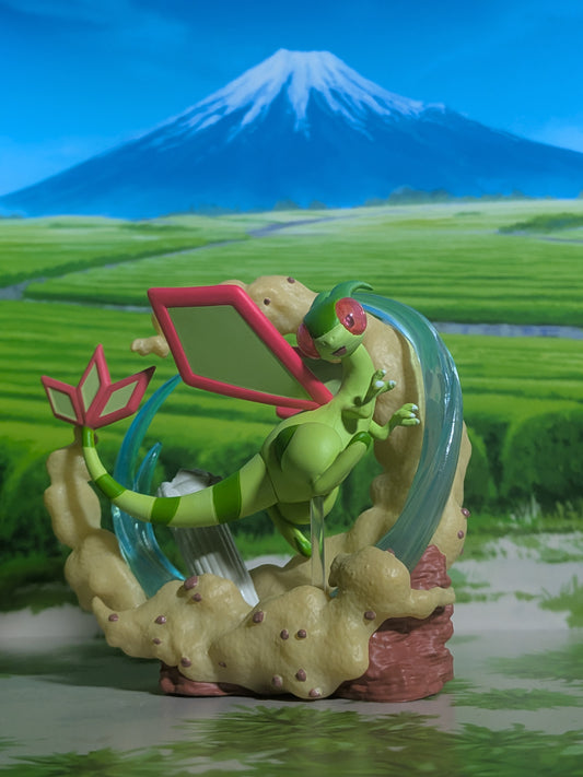 Re-Ment Pokémon Circular Diorama Collection 2 - Libégon | Flygon (~10cm)