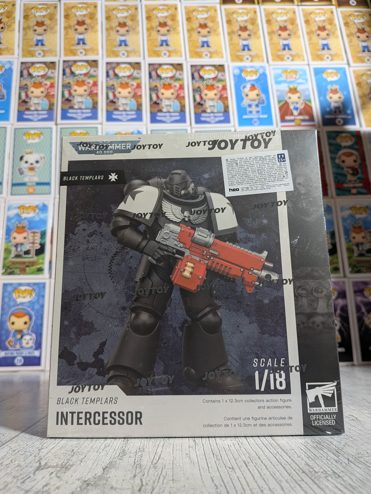 JoyToy Warhammer 40k - Space Marines Black Templars Intercessor (12.3cm)