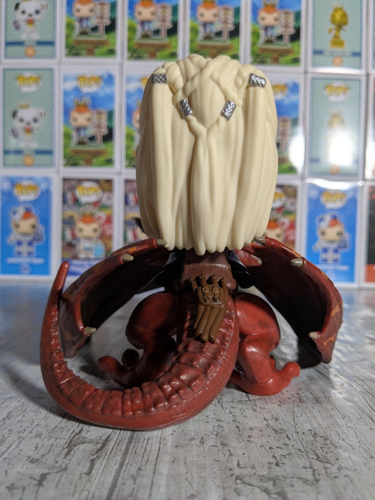 Funko pop House of the Dragon #124 - Rhaenys Targaryen with Meleys (Opened/Damaged Box)