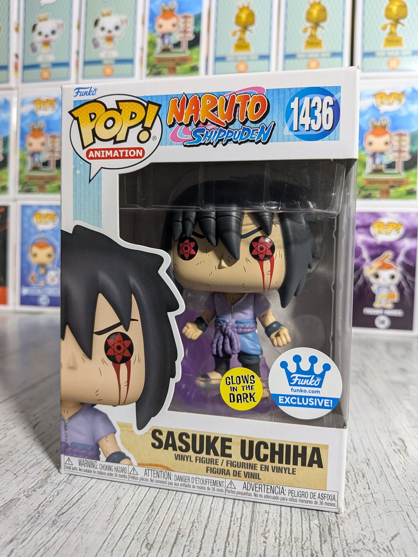Funko Pop 1436: Sasuke Uchiha (Glow)