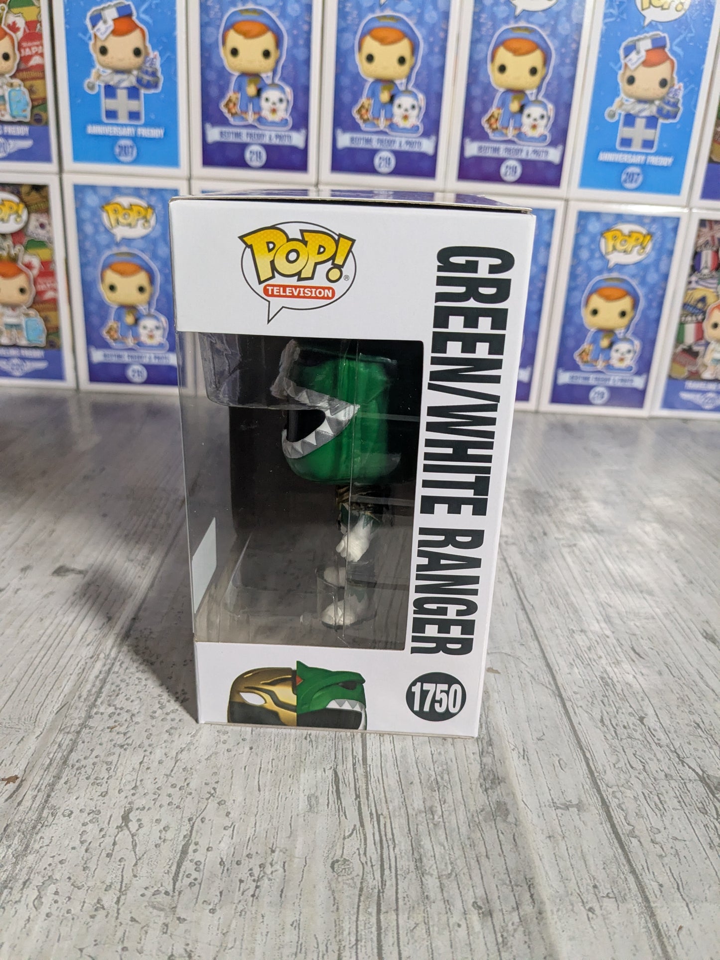 Funko pop Power Rangers Mighty Morphin #1750 - Green / White Ranger (9500PCS)