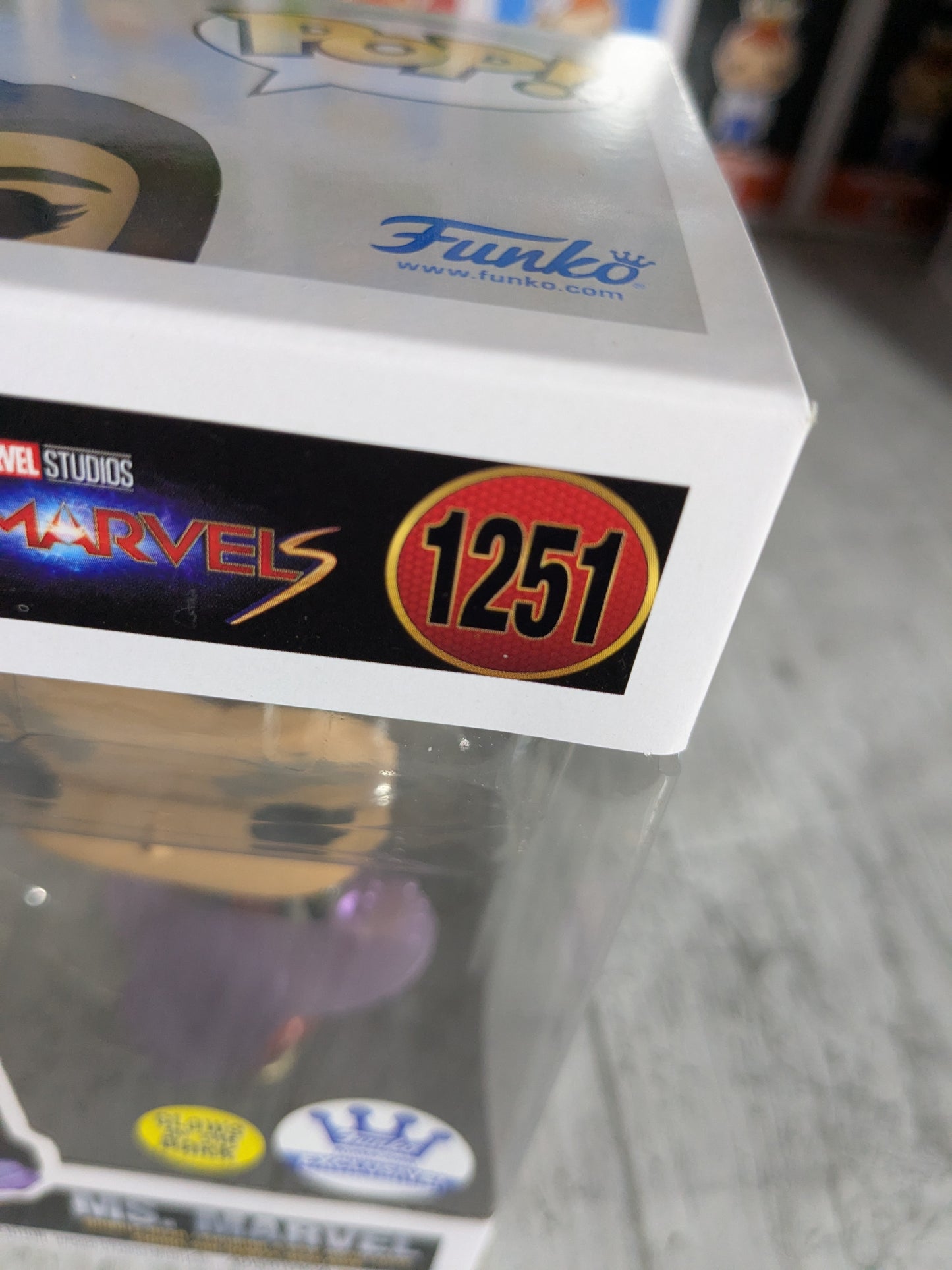 Funko pop 1251 : Ms. Marvel (Glow)
