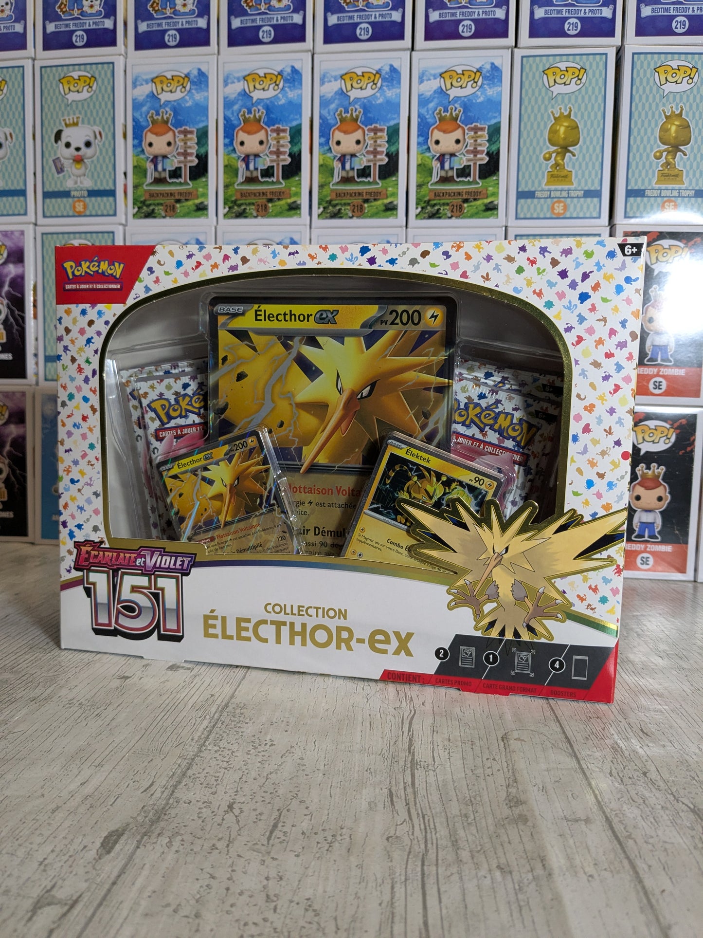 Coffret Pokémon 151 Électhor-ex (FR) - La Légende Électrique de Kanto
