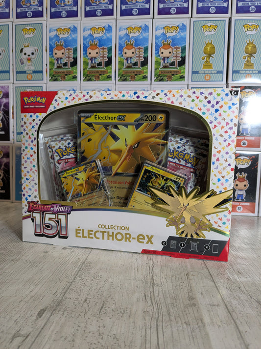 Coffret Pokémon 151 Électhor-ex (FR) - La Légende Électrique de Kanto