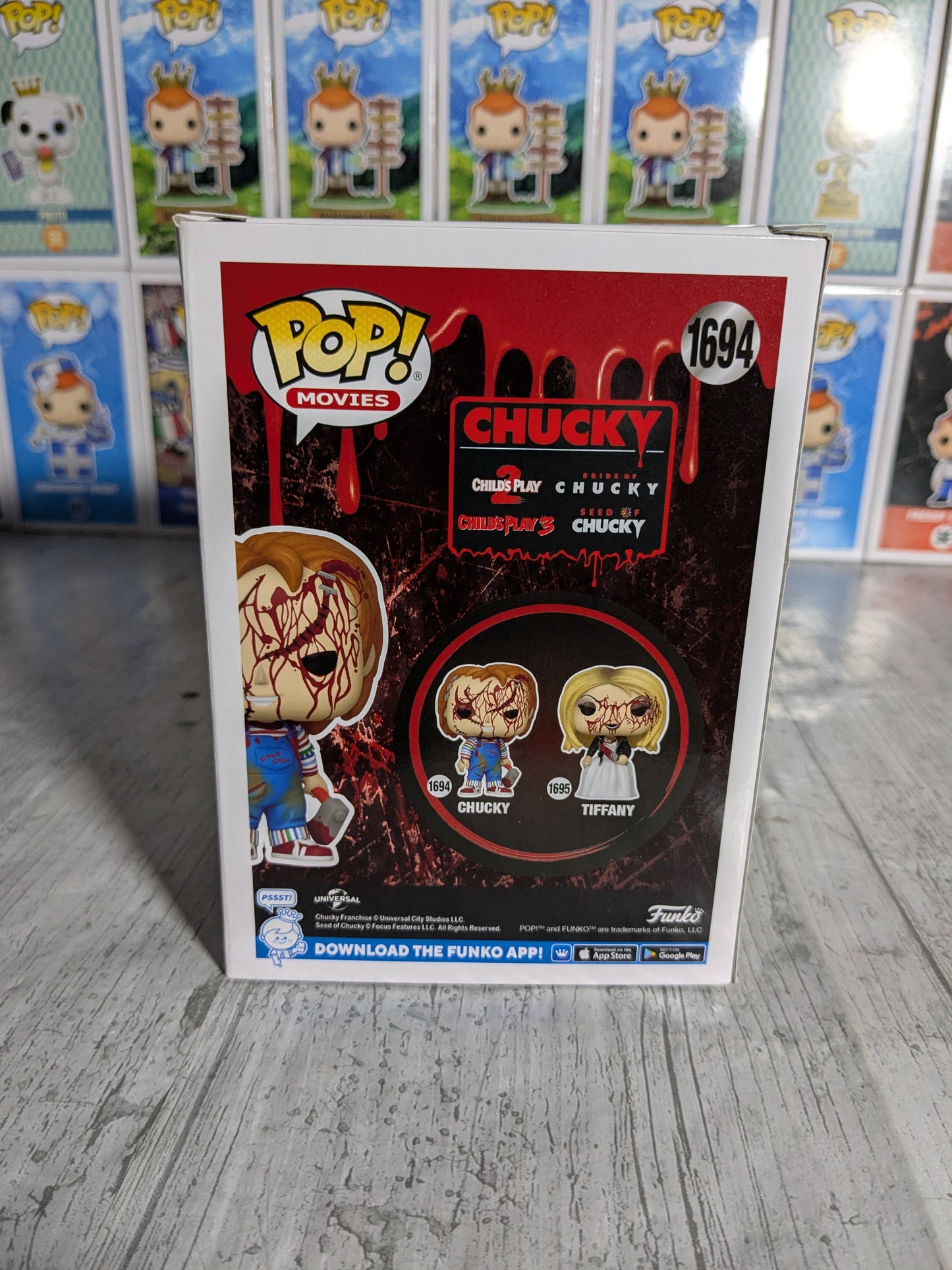 Funko pop 1694 : Chucky (Bloody)