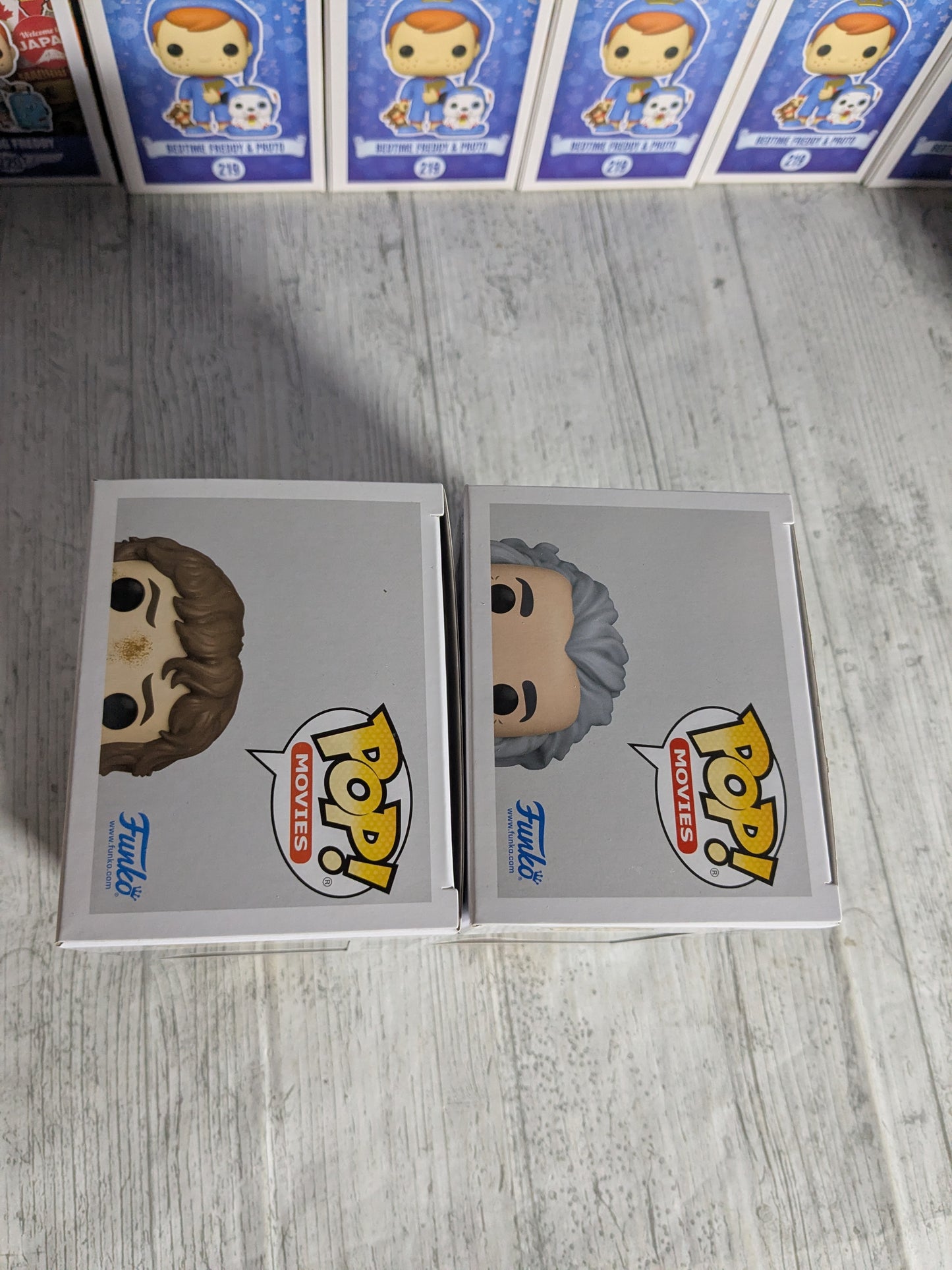 Funko pop The Lord of the Rings - Frodo with Orc Helmet & Bilbo Baggins