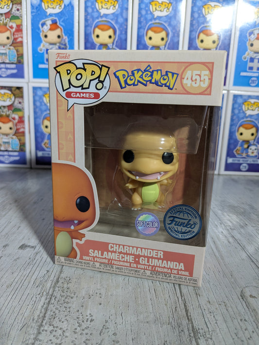 Funko pop Games Pokemon #455 - Charmander / Salamèche / Glumanda (Soft Color)