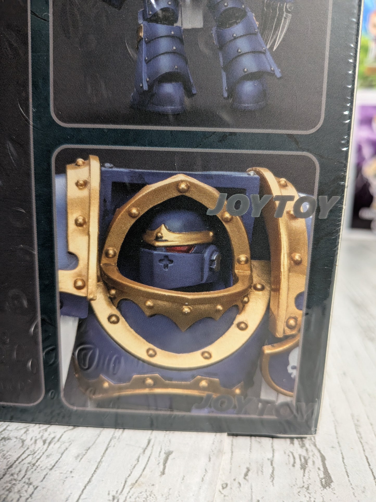 JoyToy Warhammer The Horus Heresy - Ultramarines Cataphractii Terminator Trupp Terminator mit Blitzklauen (13,6cm)