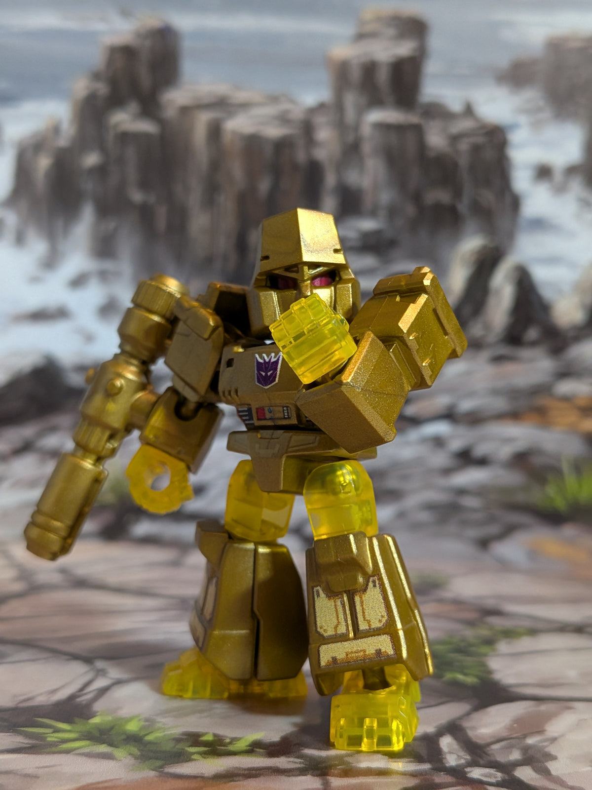 Blokees - Transformers Heavy Metal War (DV03) - Brilliant Megatron (~4-6cm)