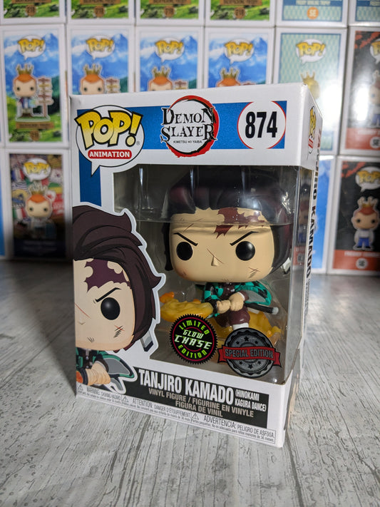 Funko pop 874 : Tanjiro Kamado Hinokami Kagura Dance (Chase)
