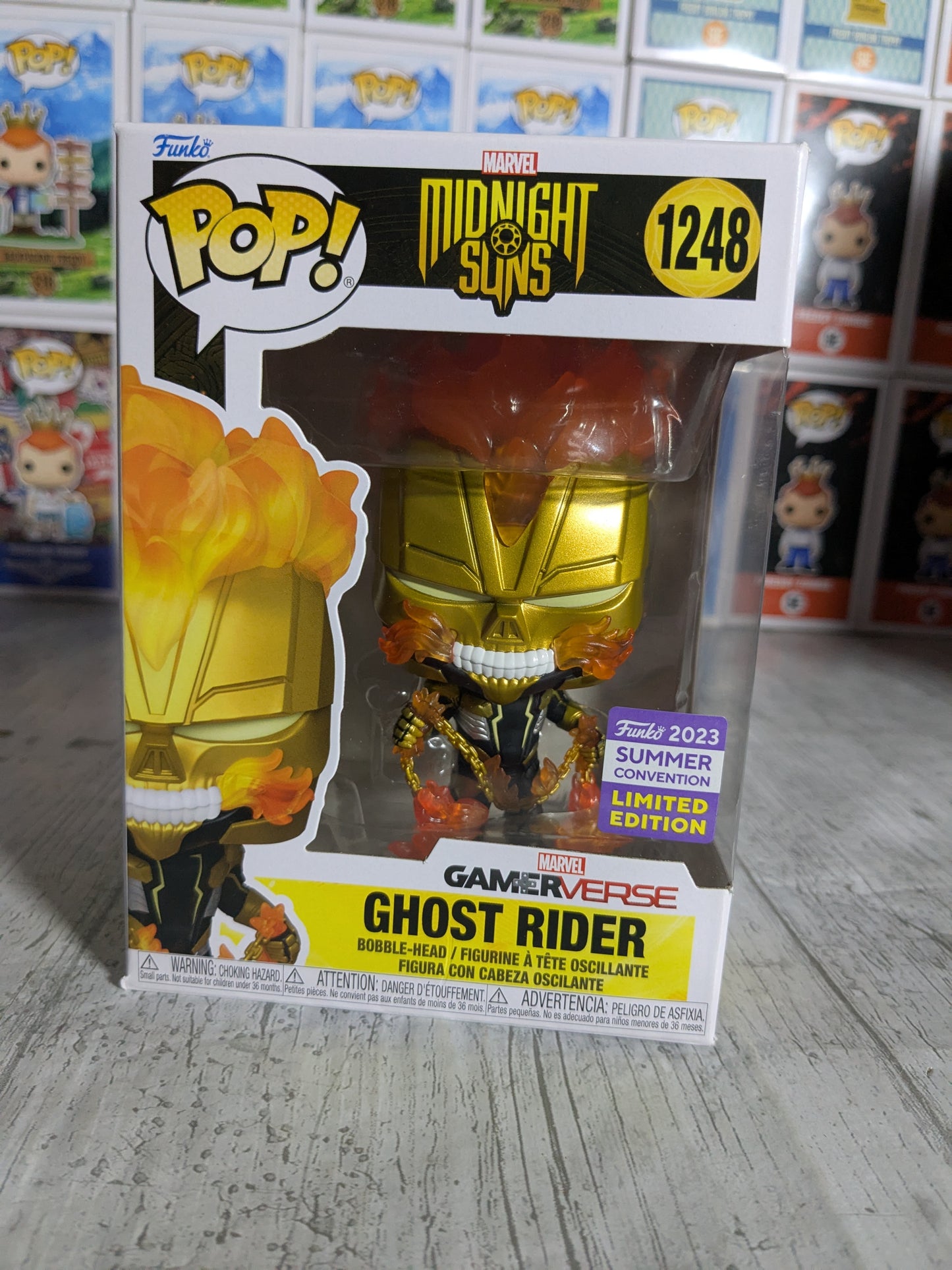 Funko pop 1248 : Ghost Rider (SC2023/Opened/Damaged Plastic)