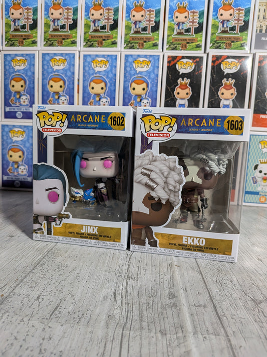 Funko pop Arcane - Jinx & Ekko (Bundle)