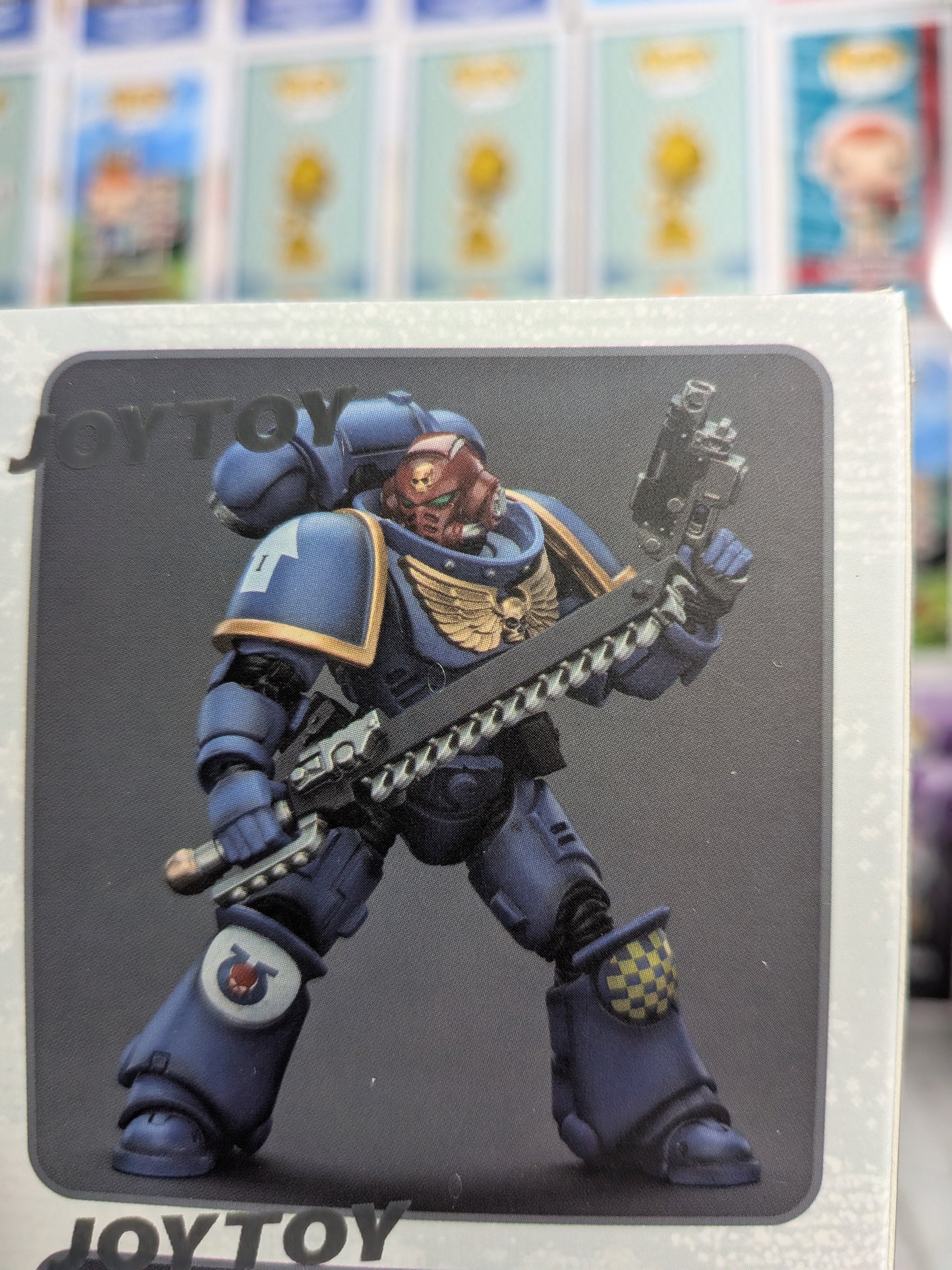 JoyToy Warhammer 40k - Ultramarines Helden des Ordens Bruder Veteran Sergeant Castor (12cm)