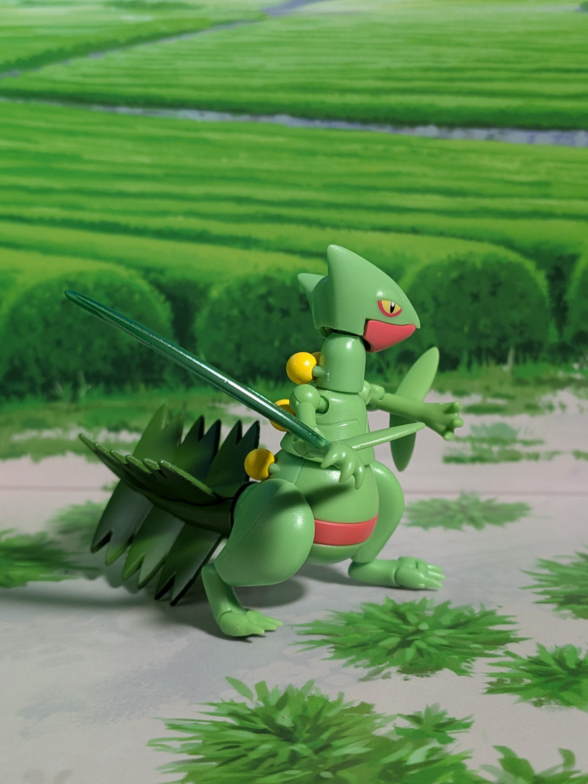 SHODO Pokémon 5 - Jungko | Sceptile (Figurine + Accessoire)