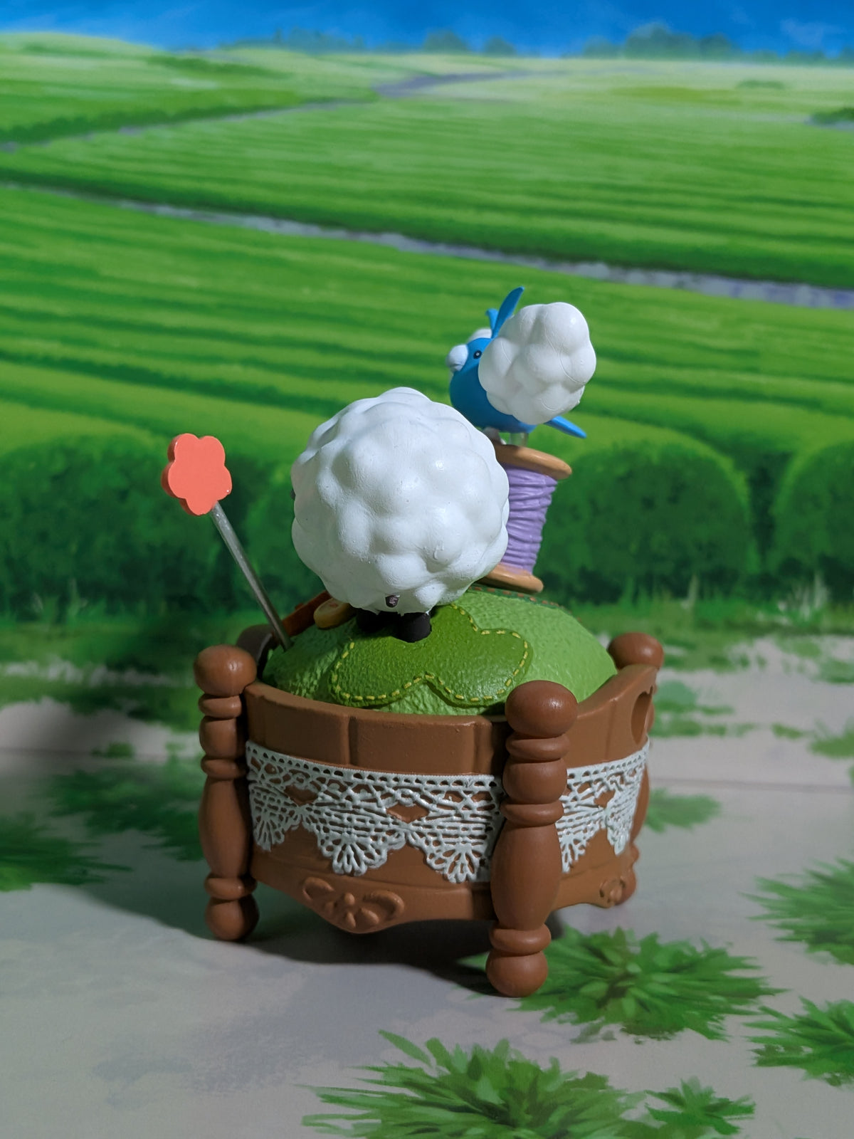 Re-Ment Pokémon Sweet Crafts Collection - Tylton & Moumouton / Swablu & Wooloo (~10 cm)
