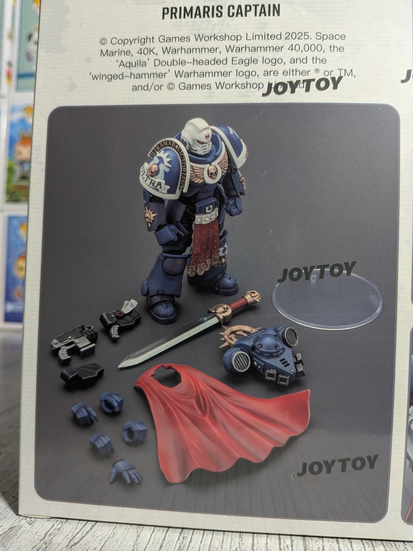 JoyToy Warhammer 40k - Ultramarines Primaris Captain (12cm)