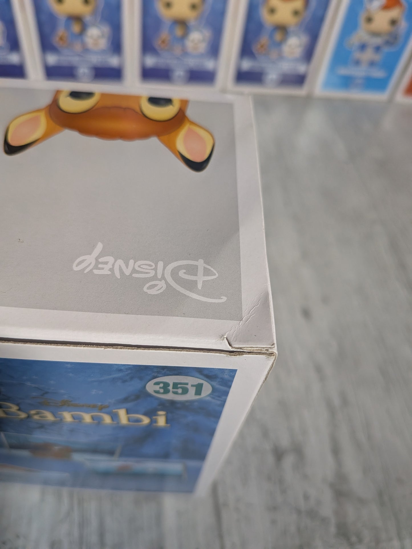 Funko Pop Disney #351 - Bambi (Funko x Loungefly/3000 Stück/Beflockt/Beschädigte Box)