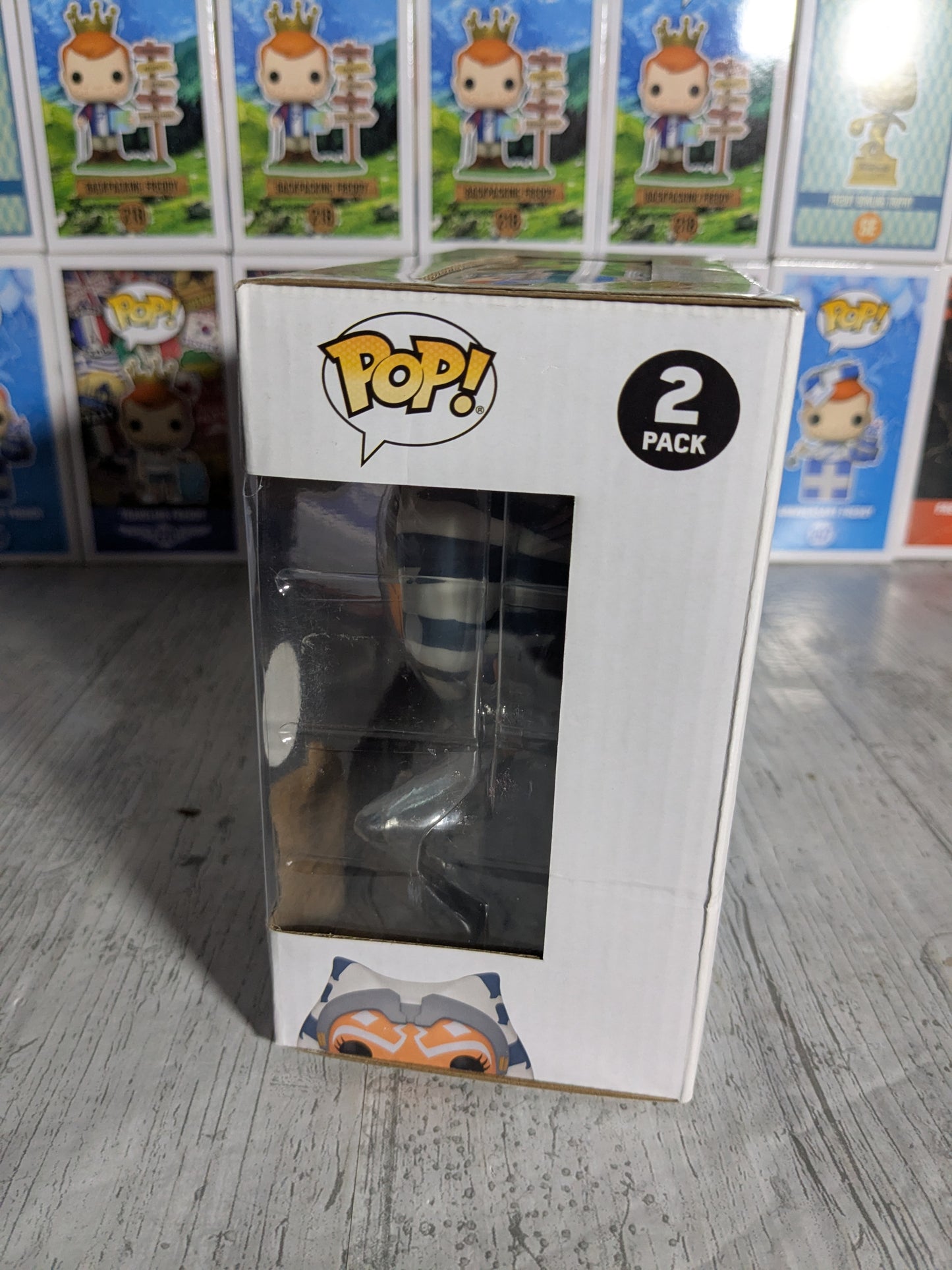 Funko pop : Darth Maul vs Ahsoka Tano (GameStop/Damaged Box)
