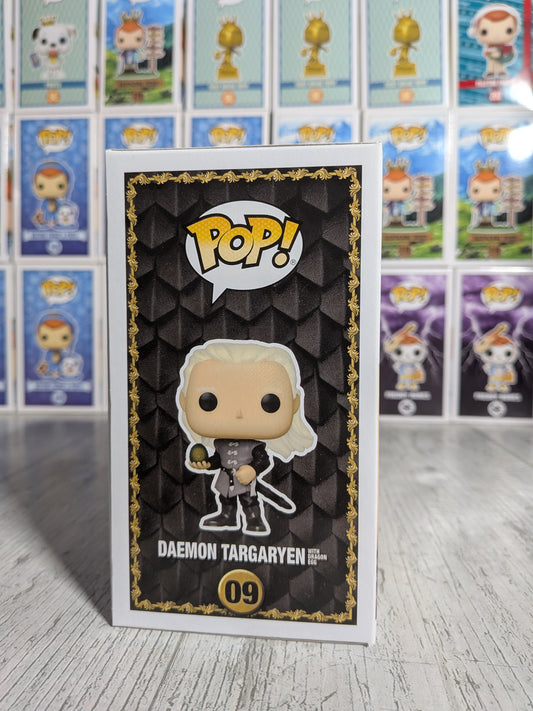 Funko Pop House of the Dragon #09 – Daemon Targaryen mit Drachenei