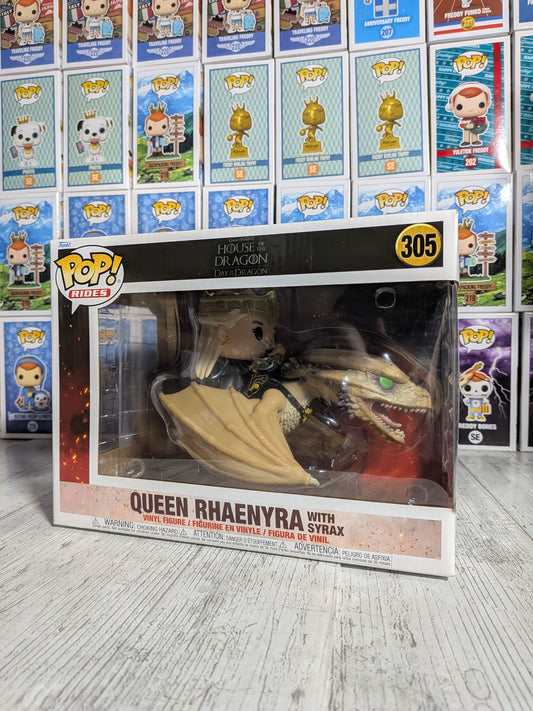 Funko Pop Rides Television #305 - Queen Rhaenyra Targaryen with Syrax