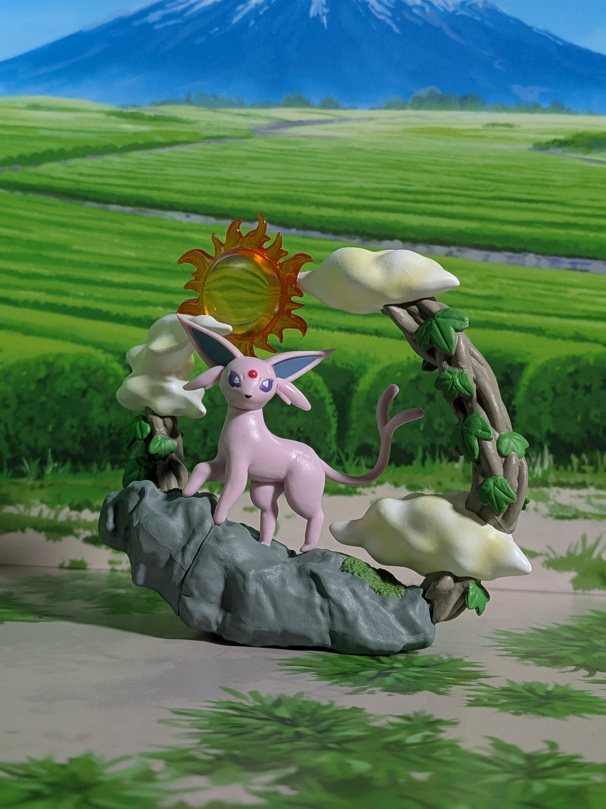 Re-Ment Pokémon - Espeon - Diorama circolare