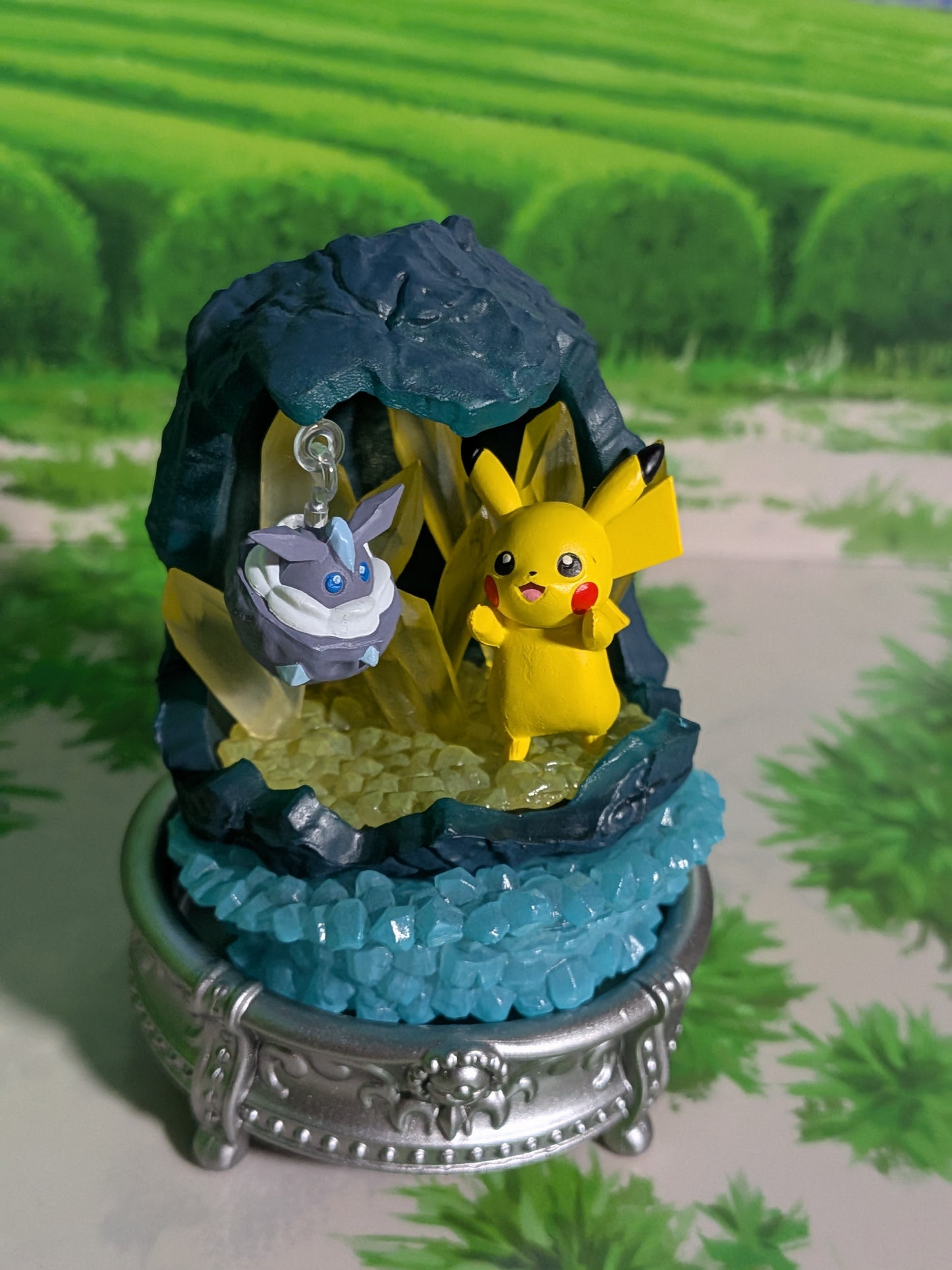 Re-Ment Pokémon - Pikachu & Strassie / Carbink - Gemstone Shining Miracle