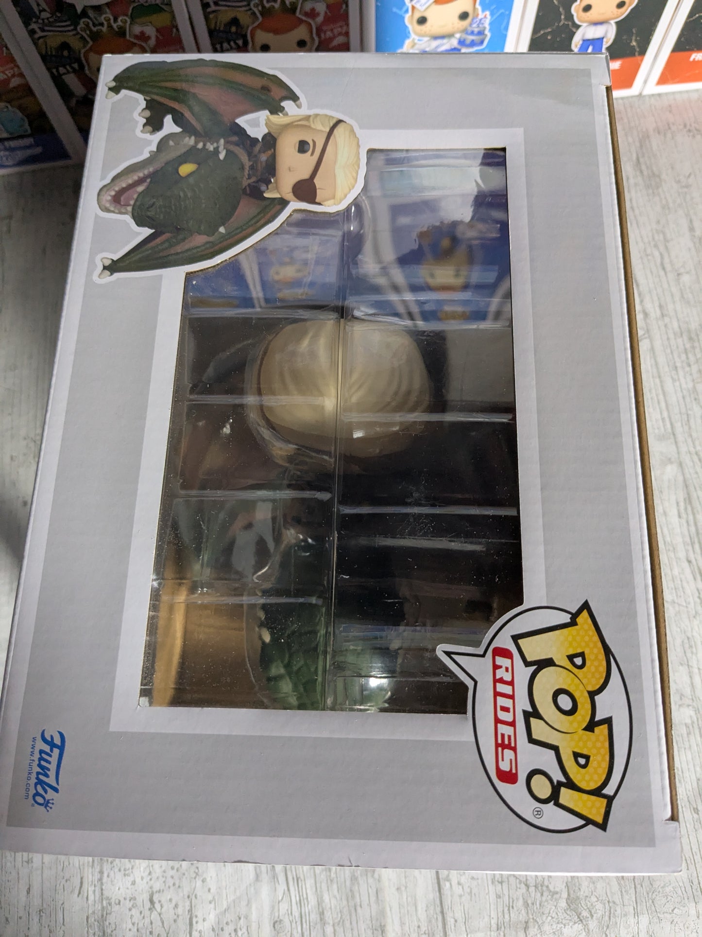 Funko pop House of the Dragon #136 - Aemond Targaryen with Vhagar