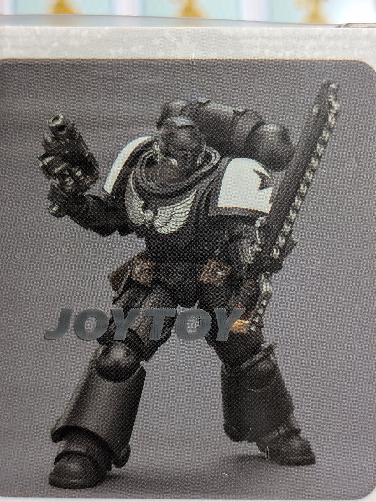 JoyToy Warhammer 40k - Space Marines Black Templars Intercessor (12.3cm)