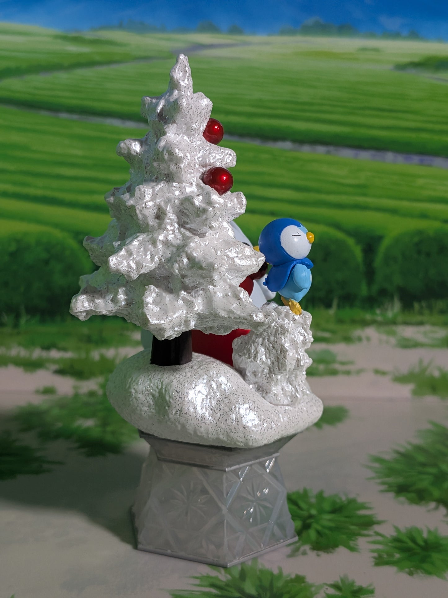 Re-Ment Pokémon - Tiplouf / Piplup & Cadoizo / Delibird - Diamond Dust