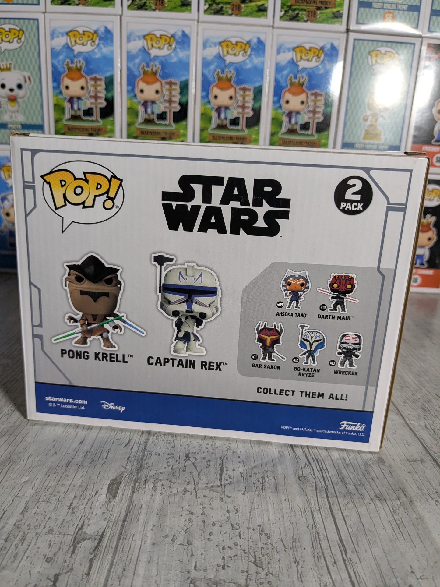 Funko pop : General Pong Krell vs Captain Rex (GameStop)