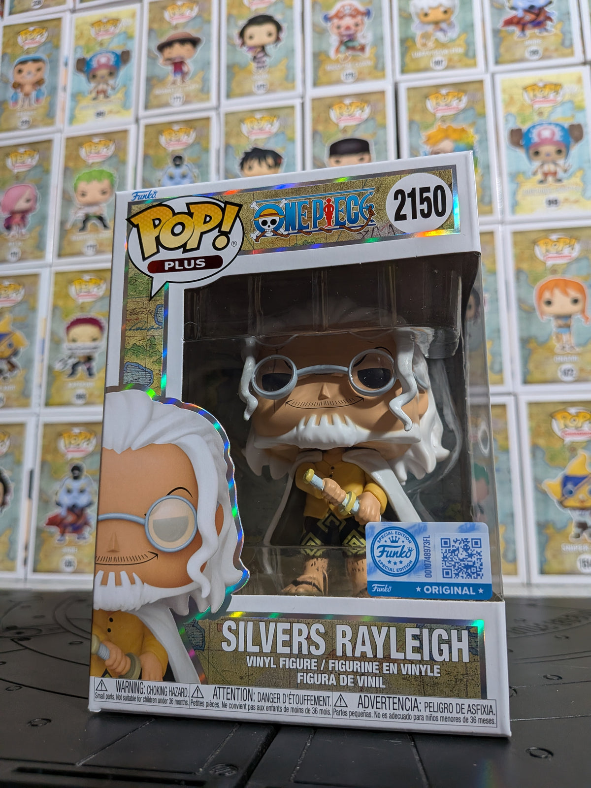 Funko Pop! Plus One Piece #2150 - Silvers Rayleigh (Edizione Speciale)