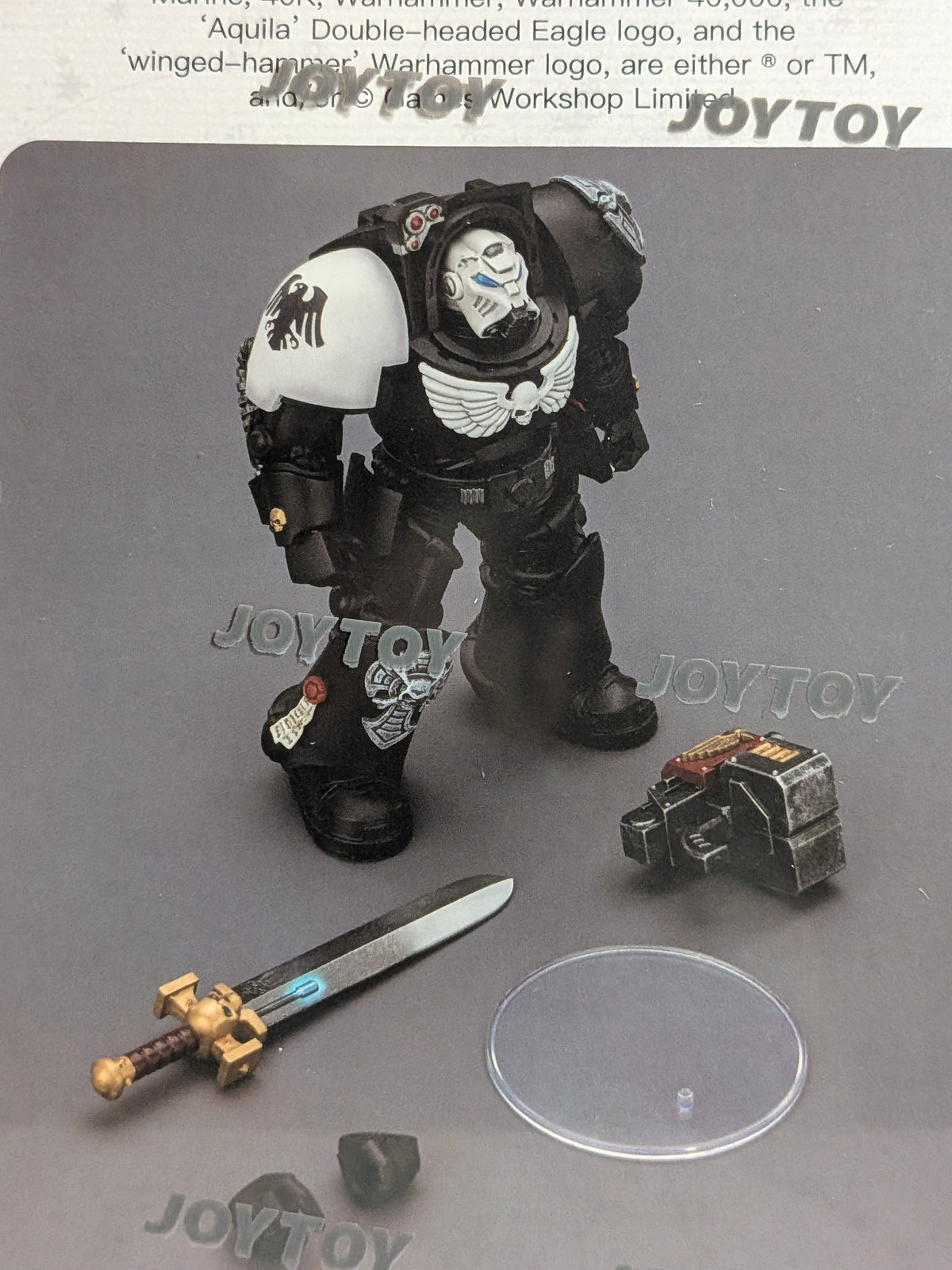 JoyToy Warhammer 40k - Space Marines Raven Guard Terminator 1 (14.3cm)