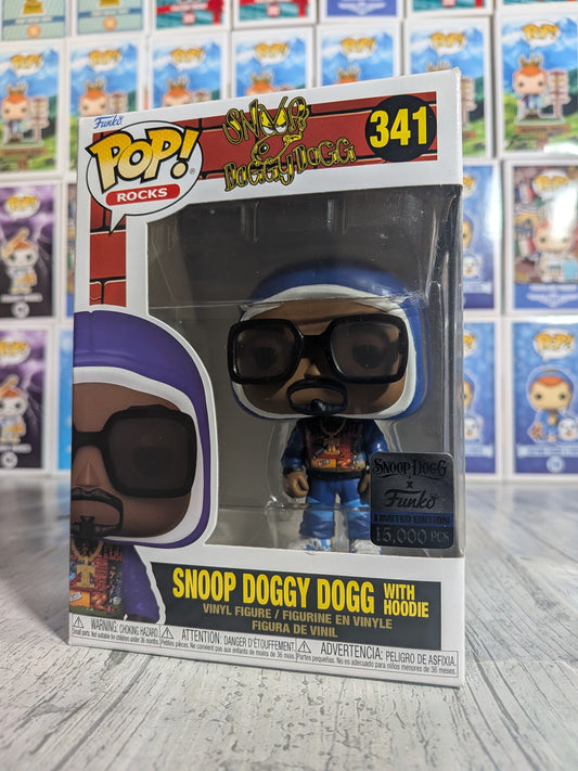 Funko pop Rocks #341 - Snoop Doggy Dogg with Hoodie (15000 PCS)