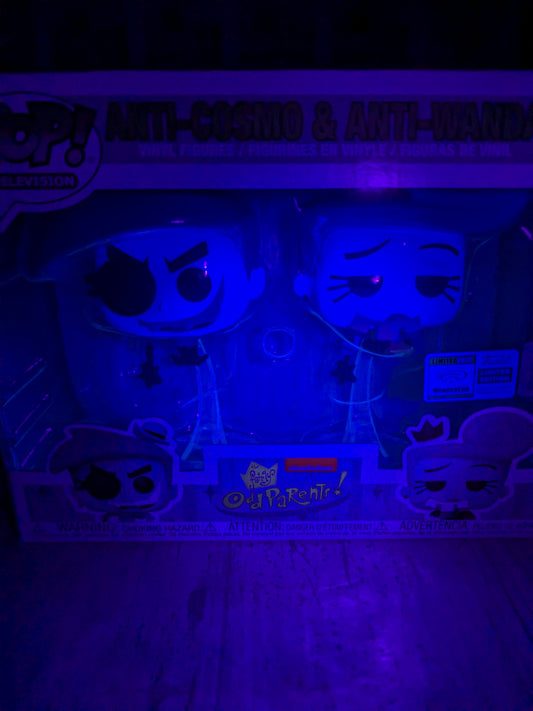 Funko pop Fairly Odd Parents - Anti-Cosmo & Anti-Wanda (Wondercon/WC2025)