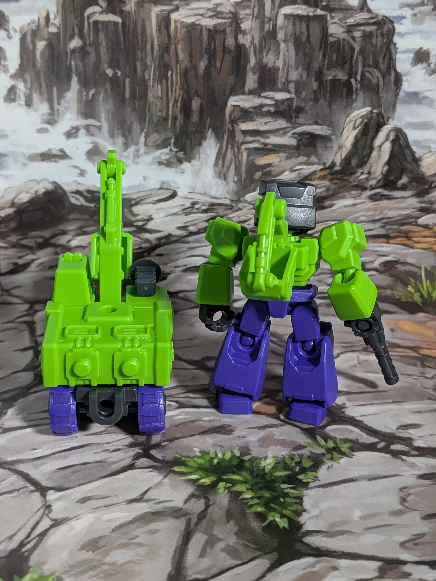 Blokees - Transformers - Scavenger (Galaxy Shining) - Bundle Robot & Véhicule