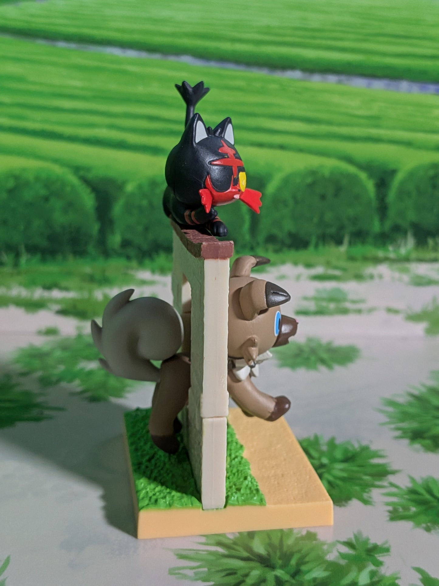 Re-Ment Pokémon - Flamiaou & Rocabot | Litten & Rockruff | Nyabby & Iwanko - Welcome Home Collection
