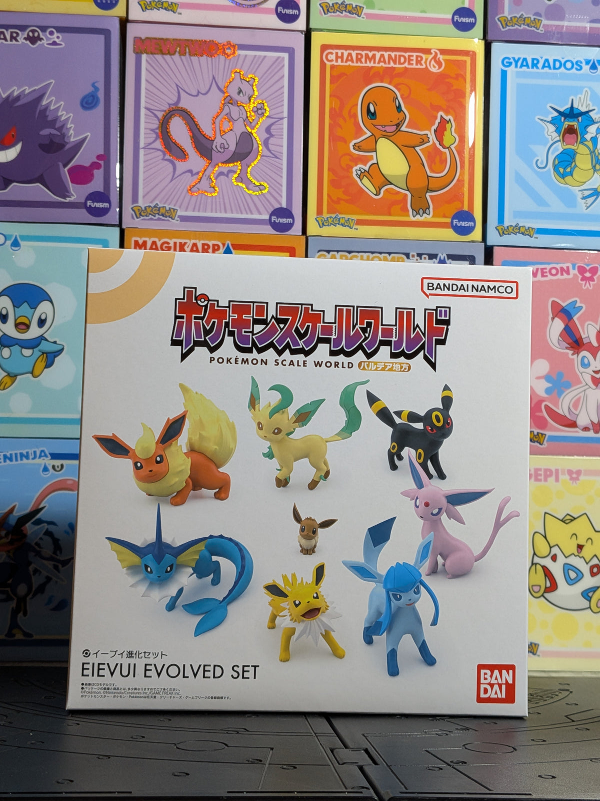 Pokémon Scale World Paldea - Ensemble Évolution d'Évoli | Eevee Evolved Set (Neuf)