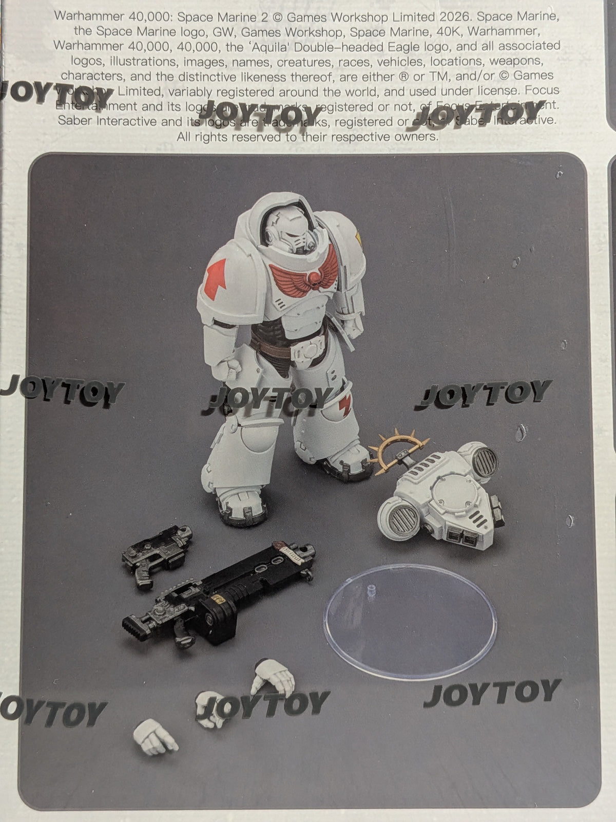 JoyToy Warhammer 40k: Space Marine 2 - White Scars Heavy Intercessor (12.7cm)