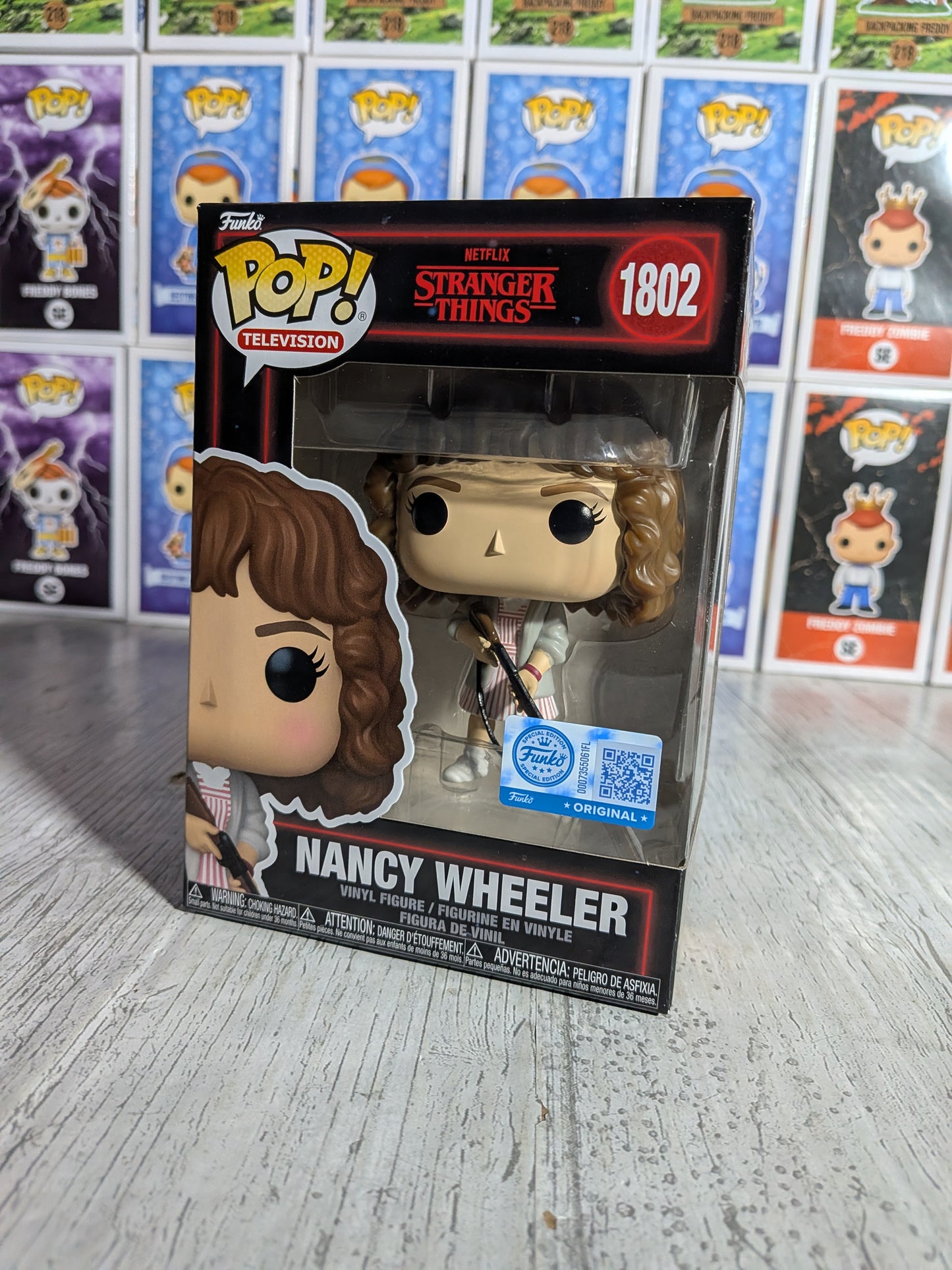 Funko Pop Stranger Things #1802 - Nancy Wheeler (mit Schrotflinte)