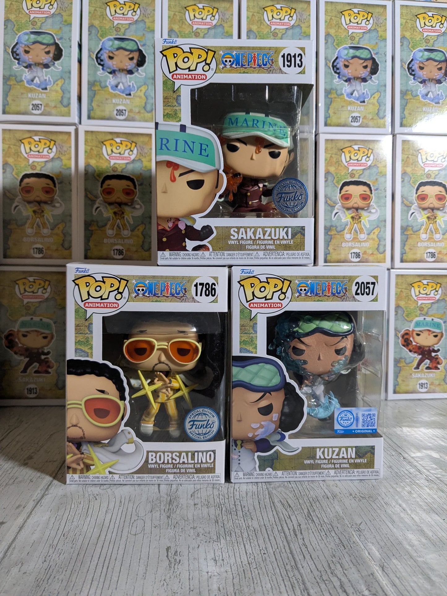 Funko pop One Piece - Navy Admirals (Bundle)