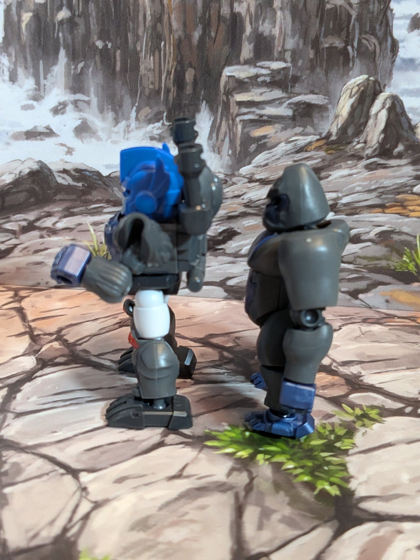 Blokees - Transformers Defender Version 06 - Optimus Primal & Optimus Primal-Gorilla (Lot Robot + Mode Gorille) (~4-6cm)