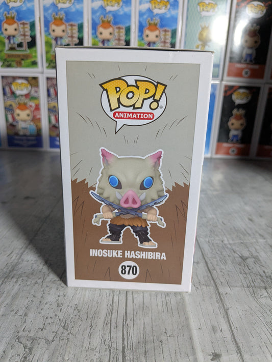 Funko pop 870 : Inosuke Hashibira (Flocked)