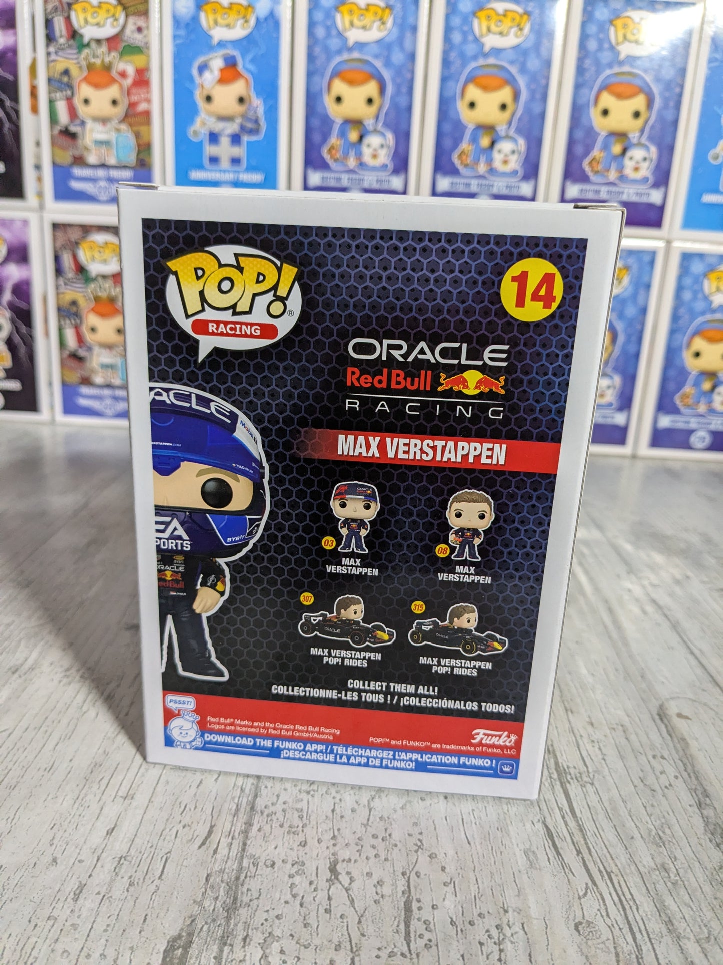 Funko pop Racing #14 - Max Verstappen with Helmet