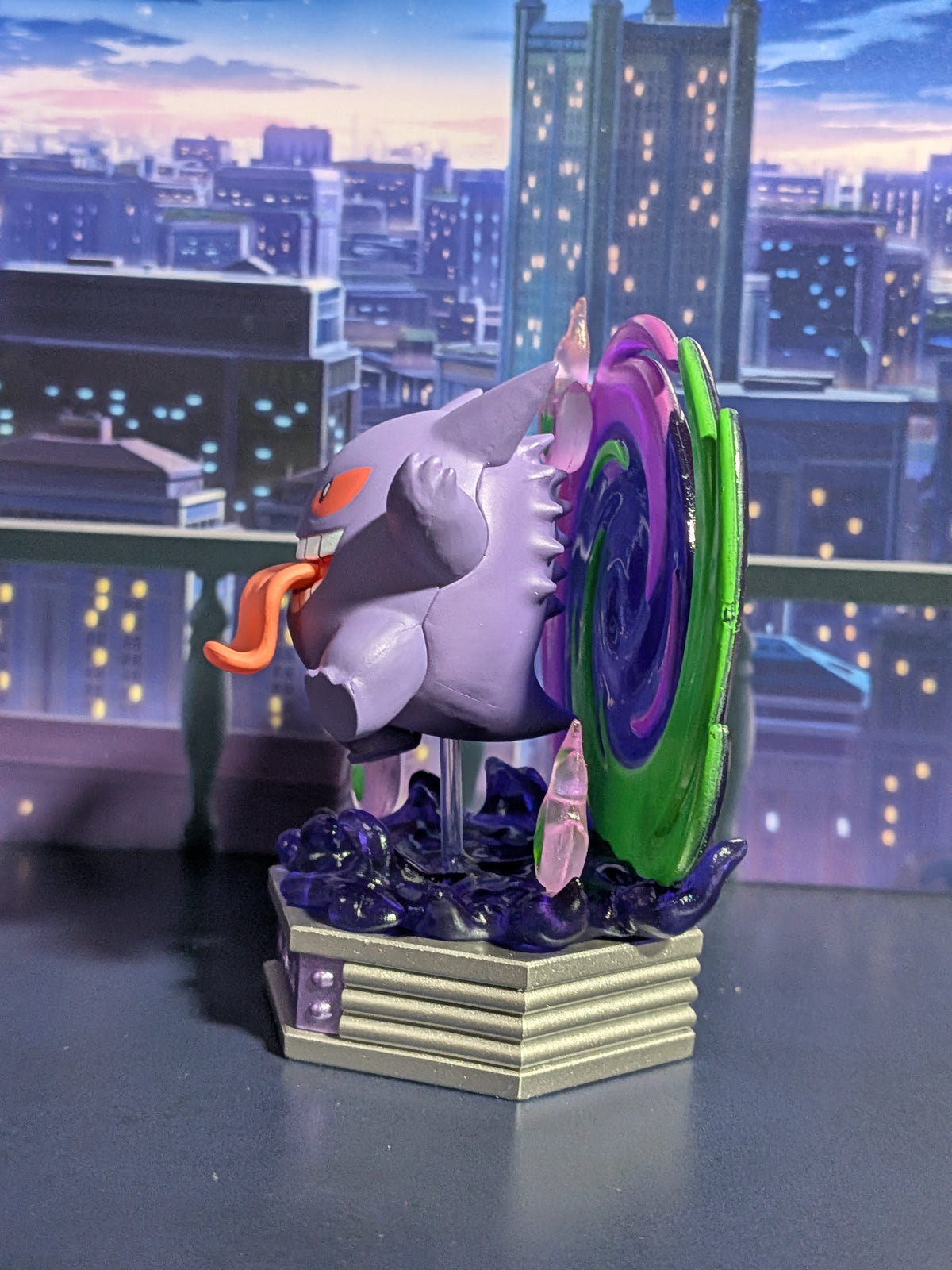 Re-Ment Pokémon - Ectoplasma / Gengar - Neon Party