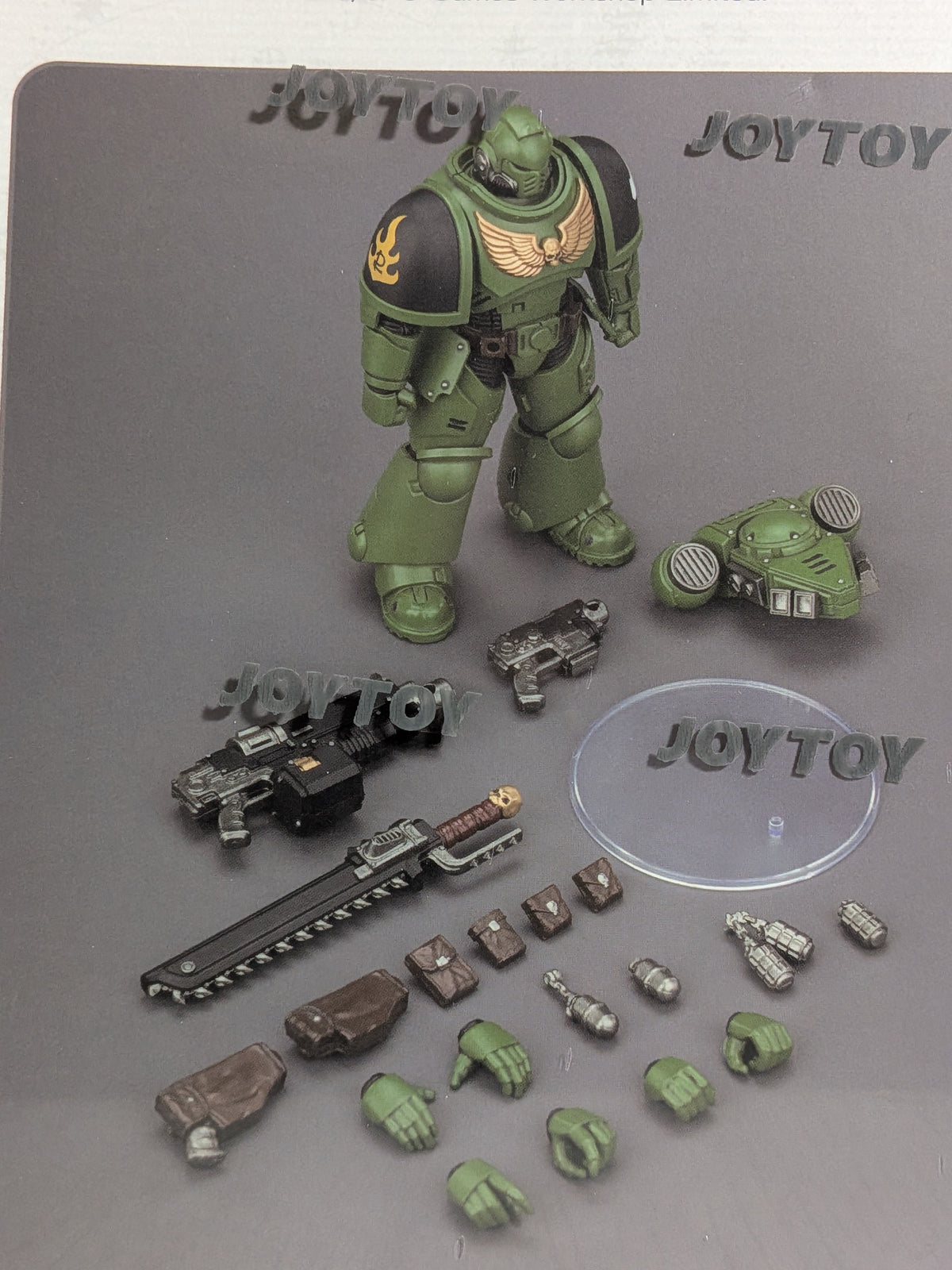 JoyToy Warhammer 40k - Space Marines Salamanders Intercessor (12.3cm)
